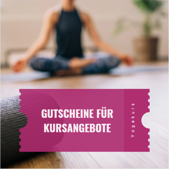 So kommst du zu unseren Gutscheinen für unsere Kursangebote